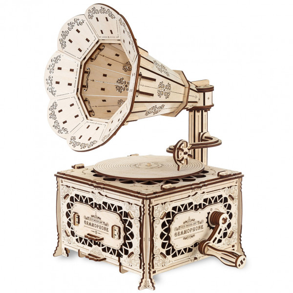 Eco Wood Art: Gramophone