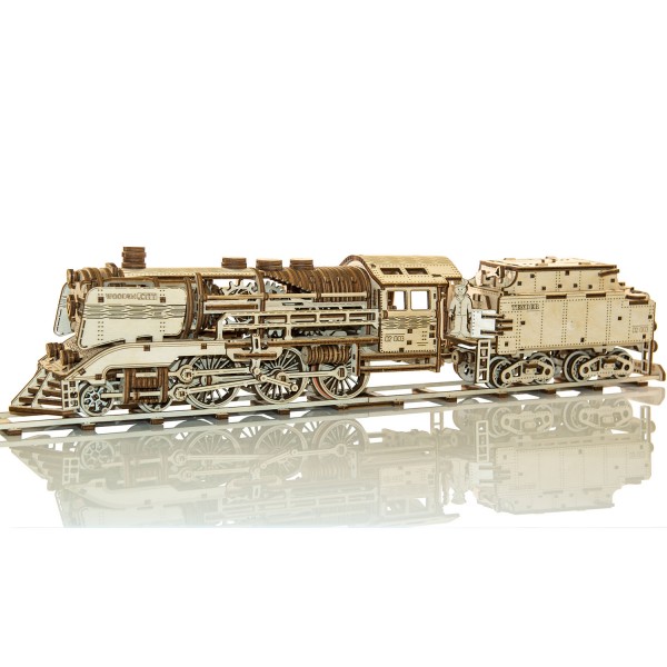 Wooden.City: Express Train + Tender + Rails