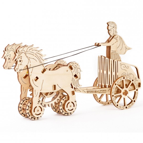 Wooden.City: Roman chariot (Römischer Wagen)