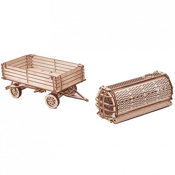 Wood Trick: Set of trailers for tractor